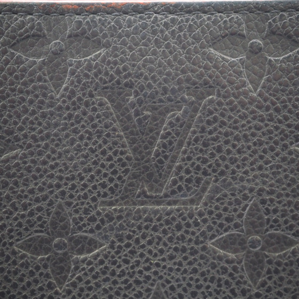 Louis Vuitton Long Wallet Purse M62121 Leather Navy Monogram Ann Platt Marine Rouge Women(Unisex)