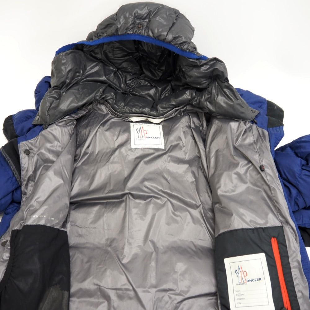 Moncler Down Jacket Polyester, Nylon Navy Grenoble Rodenberg 14 Years Mens No Size Listed