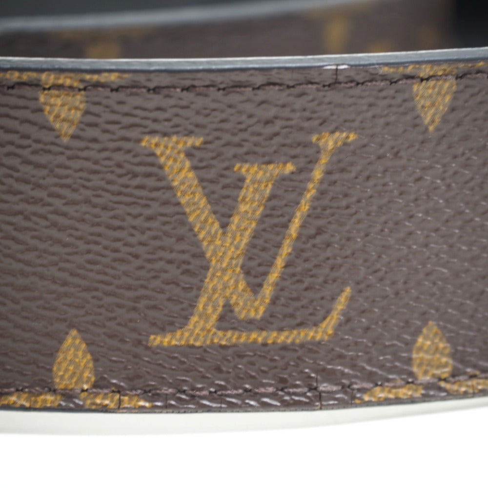 Louis Vuitton Belt M9821 Leather Brown Monogram Suntur Lv Initials