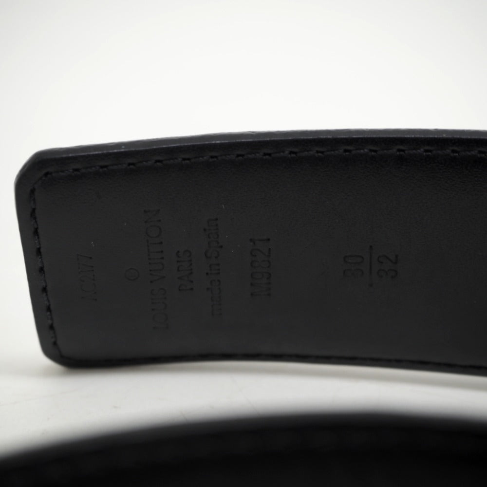 Louis Vuitton Belt M9821 Leather Brown Monogram Suntur Lv Initials