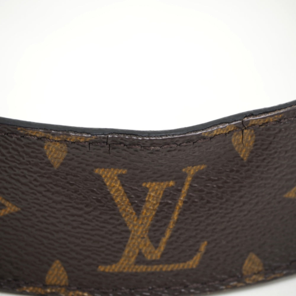 Louis Vuitton Belt M9821 Leather Brown Monogram Suntur Lv Initials
