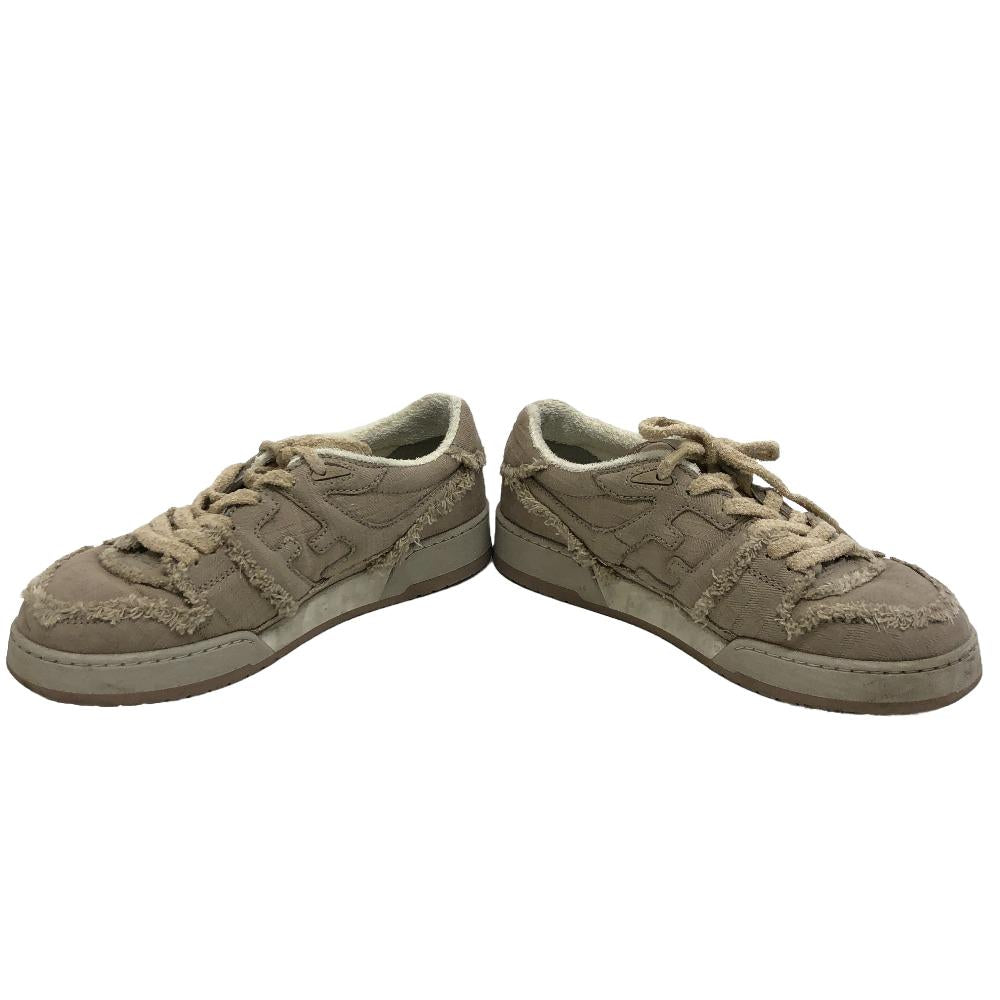 Fendi Sneakers 7E1495 Fabric Beige Fendi Match Women 6