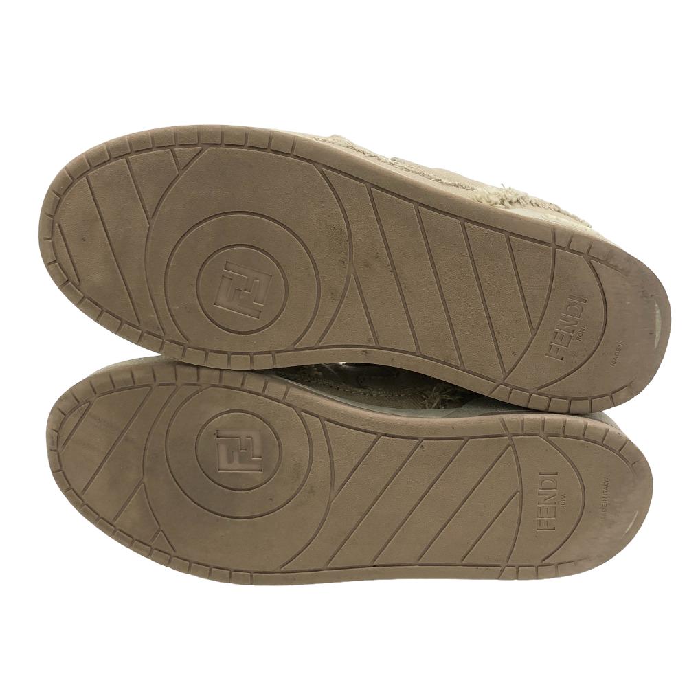 Fendi Sneakers 7E1495 Fabric Beige Fendi Match Women 6