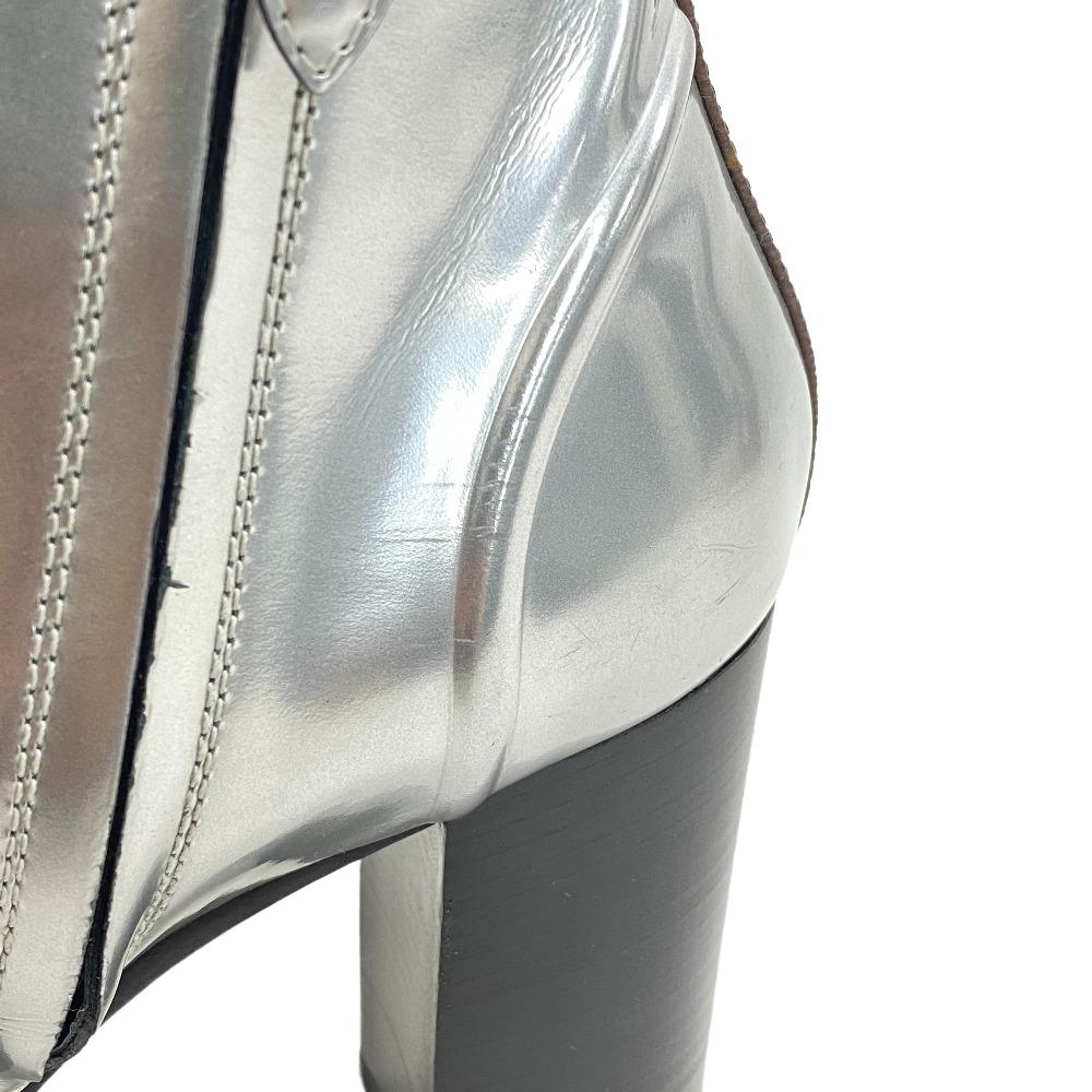 Louis Vuitton Boots Ma0177 Pvc, Patent Leather Silver Monogram Star Trail Line 38
