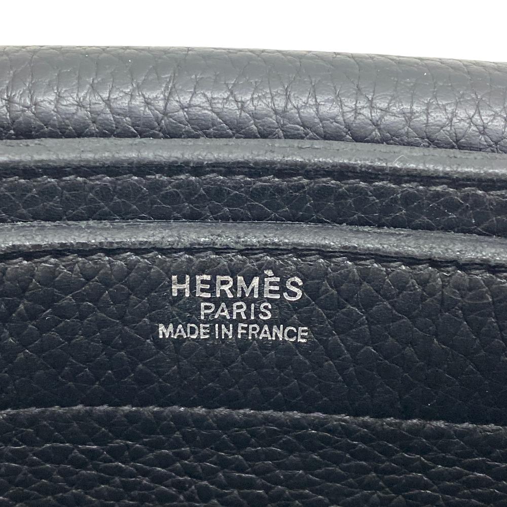 Hermes Business Bag Taurillon Clemence Black Sac Adepeche 38 Mens