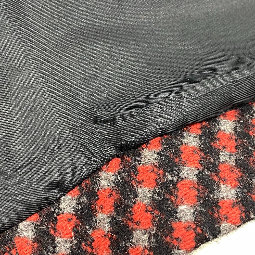 Prada Poncho Wool, Angora Red 14Aw Outer Women 36