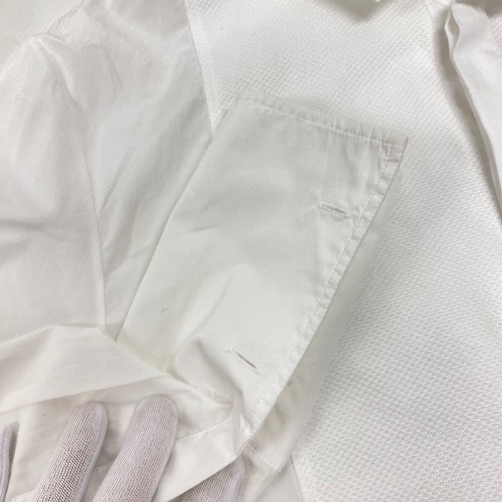 Christian Dior Long Sleeve Shirt 841B05A3356 Cotton White I40 Bee Embroidery Mens 36