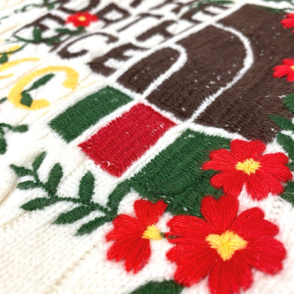 Gucci Knit Xkb2A Wool, Acrylic White High Neck Knit Xs(160/84Y)
