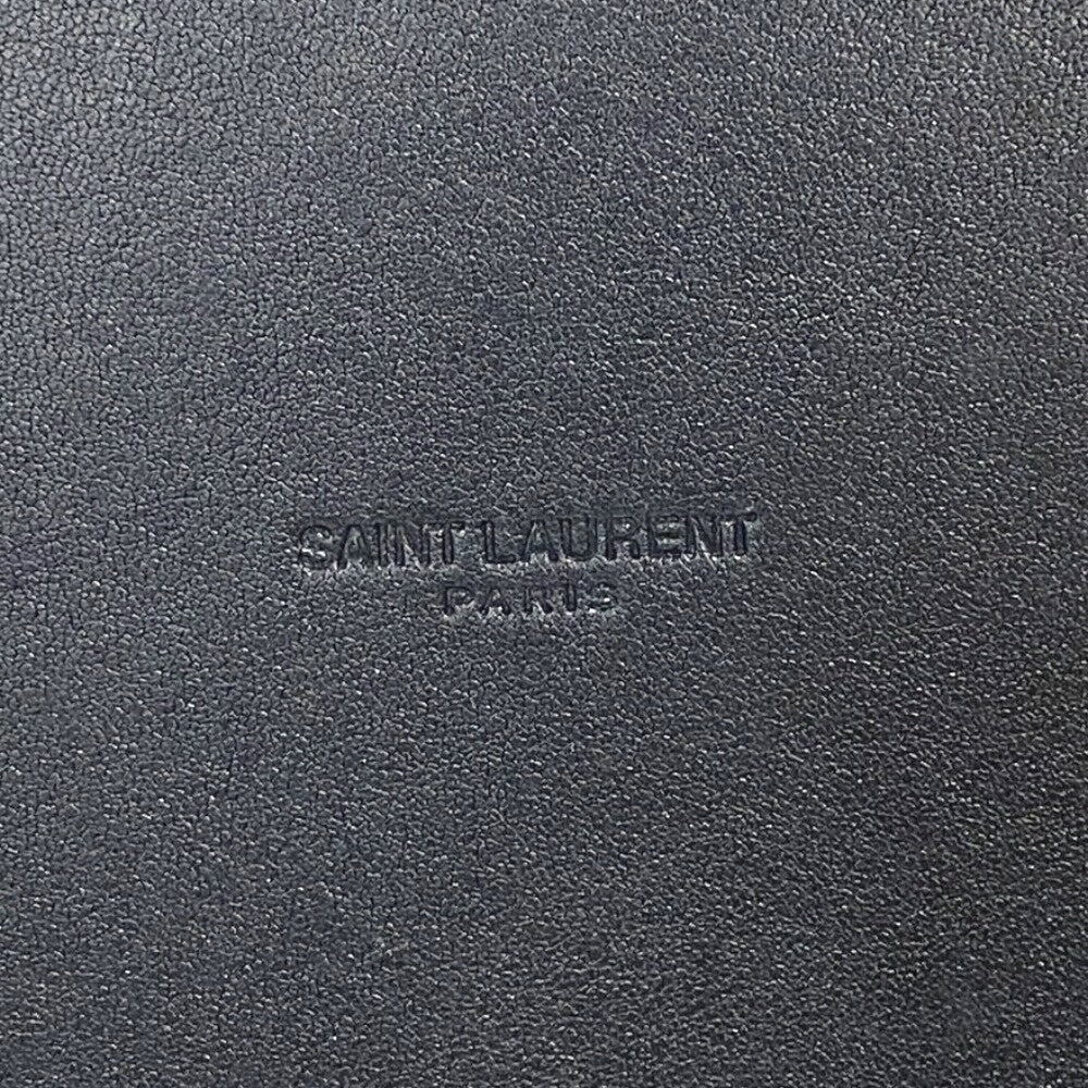 Saint Laurent Paris Shoulder Bag Canvas, Leather Beige Rive Gauche Women