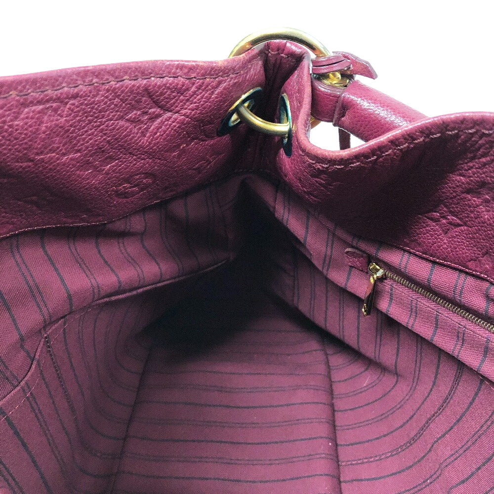 Louis Vuitton Handbag M94047 Leather Purple Monogram Ann Platt Artsymm Women
