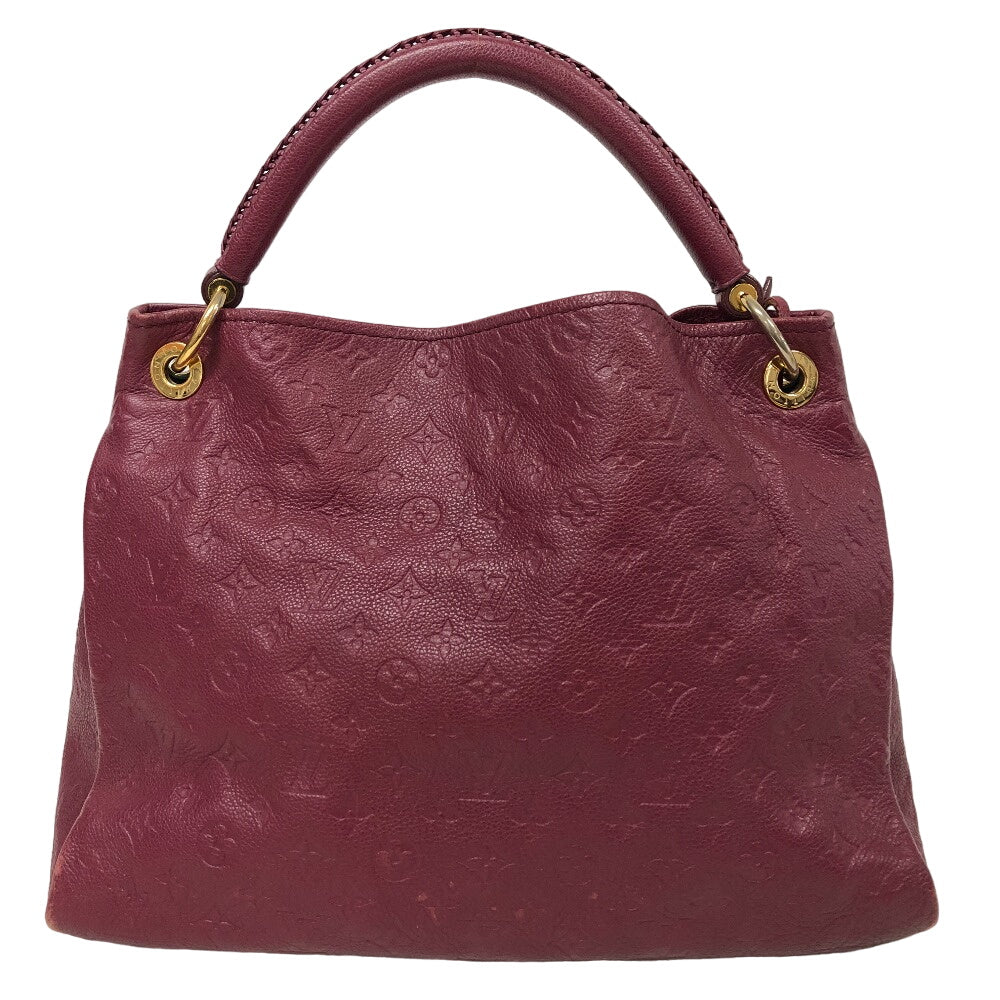 Louis Vuitton Handbag M94047 Leather Purple Monogram Ann Platt Artsymm Women