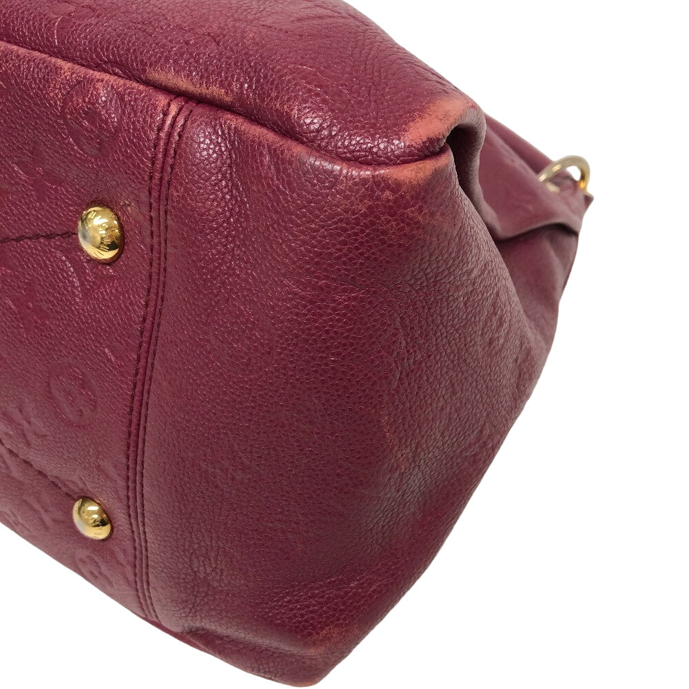 Louis Vuitton Handbag M94047 Leather Purple Monogram Ann Platt Artsymm Women