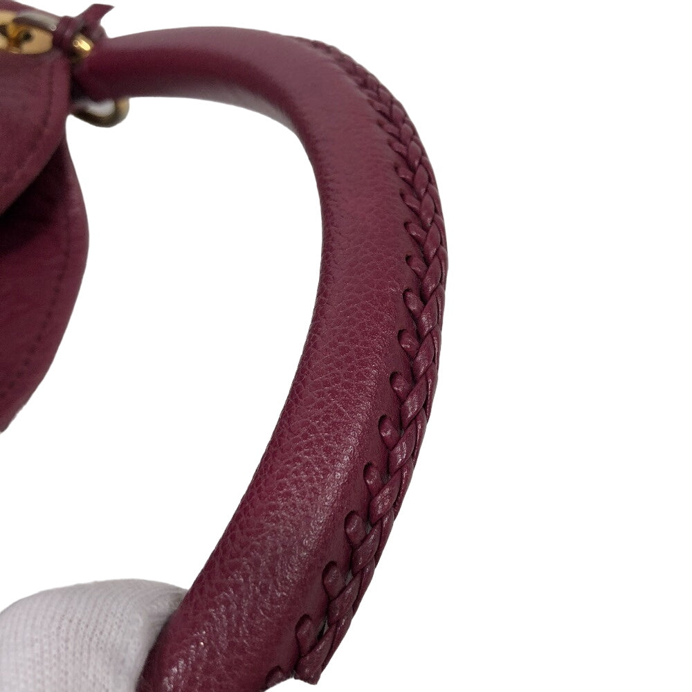 Louis Vuitton Handbag M94047 Leather Purple Monogram Ann Platt Artsymm Women