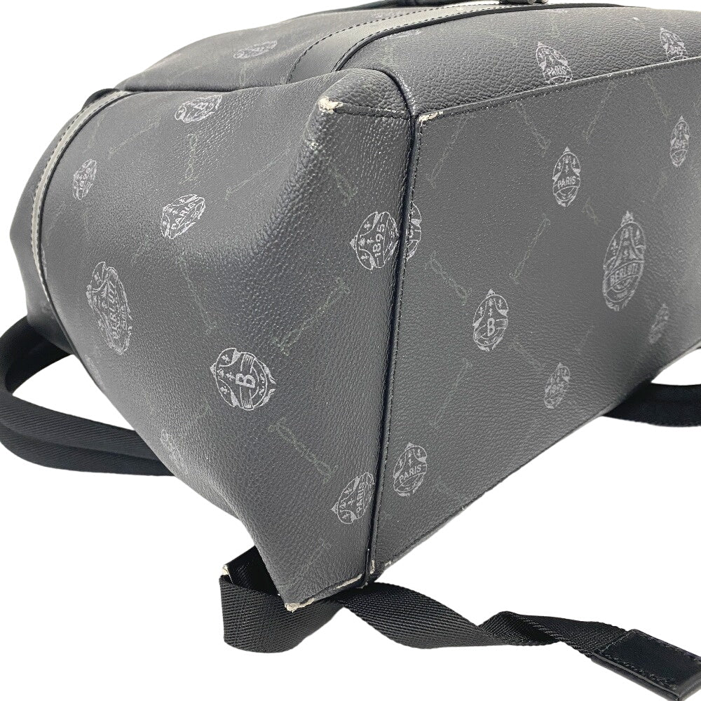 Berluti Backpack Pvc, Leather Black Hiker Mens