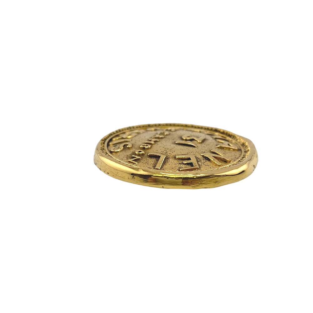 Chanel Brooch Gold Plated Gold 31 Rue Cambon 1135 Women