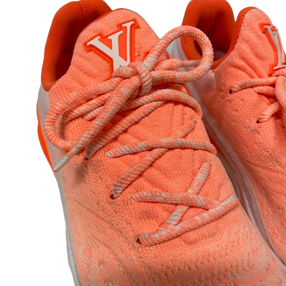 Louis Vuitton Sneakers Fabric Orange 6 Lv Logo Vnr Line Mens 6
