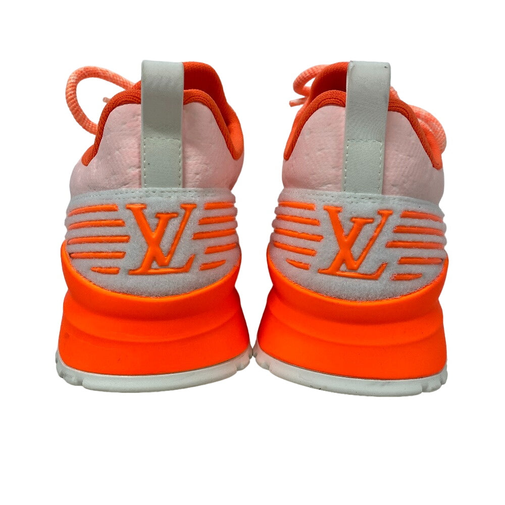 Louis Vuitton Sneakers Fabric Orange 6 Lv Logo Vnr Line Mens 6