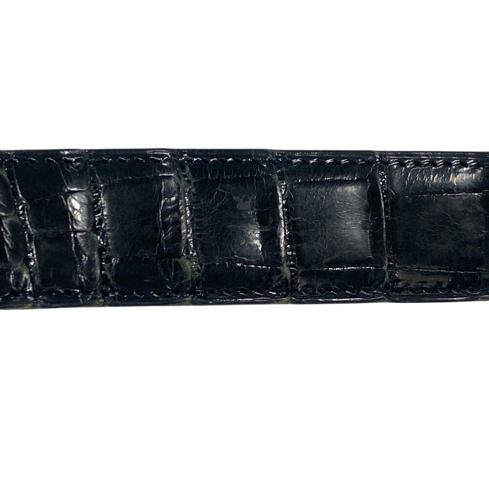 Hermes Belt Polosus Black Crocodile H Belt
