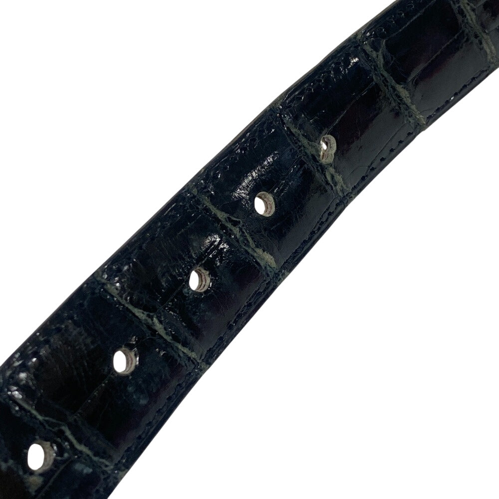 Hermes Belt Polosus Black Crocodile H Belt