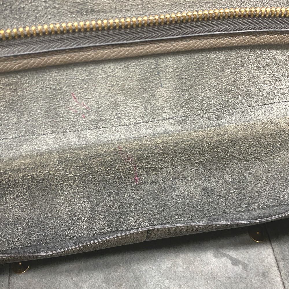 Celine Handbag Leather Gray Belt Bag Mini