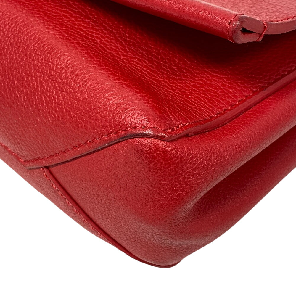Louis Vuitton Shoulder Bag M51202 Leather Red Lv Logo Rock Me 2 Bb Women