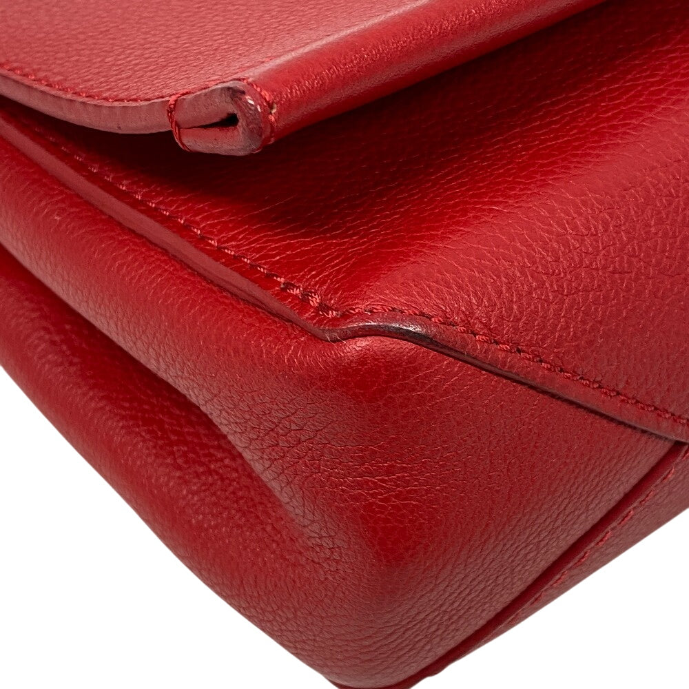 Louis Vuitton Shoulder Bag M51202 Leather Red Lv Logo Rock Me 2 Bb Women