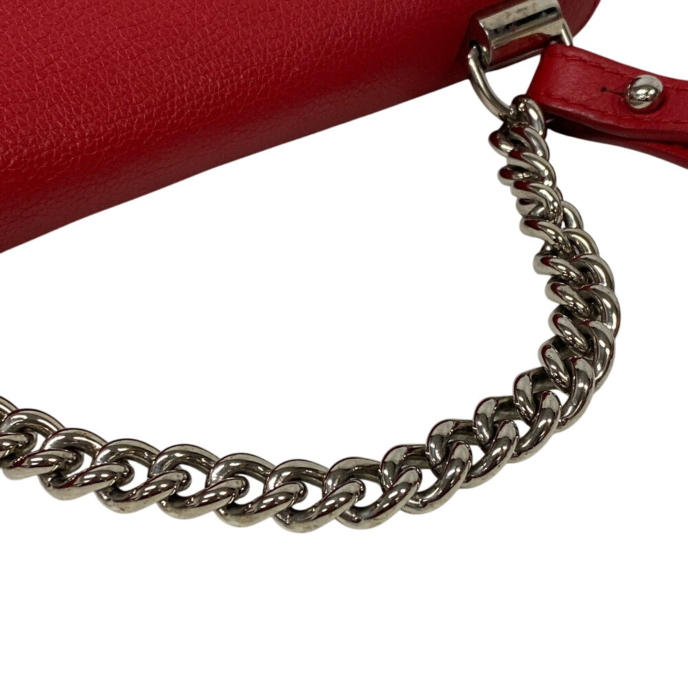 Louis Vuitton Shoulder Bag M51202 Leather Red Lv Logo Rock Me 2 Bb Women
