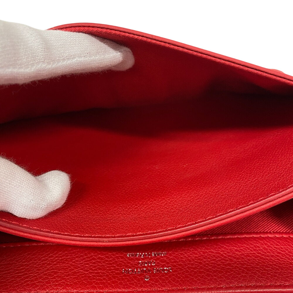Louis Vuitton Shoulder Bag M51202 Leather Red Lv Logo Rock Me 2 Bb Women
