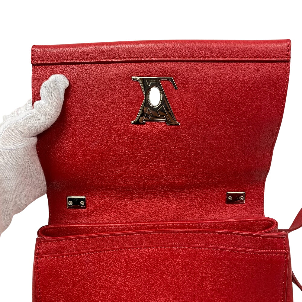 Louis Vuitton Shoulder Bag M51202 Leather Red Lv Logo Rock Me 2 Bb Women