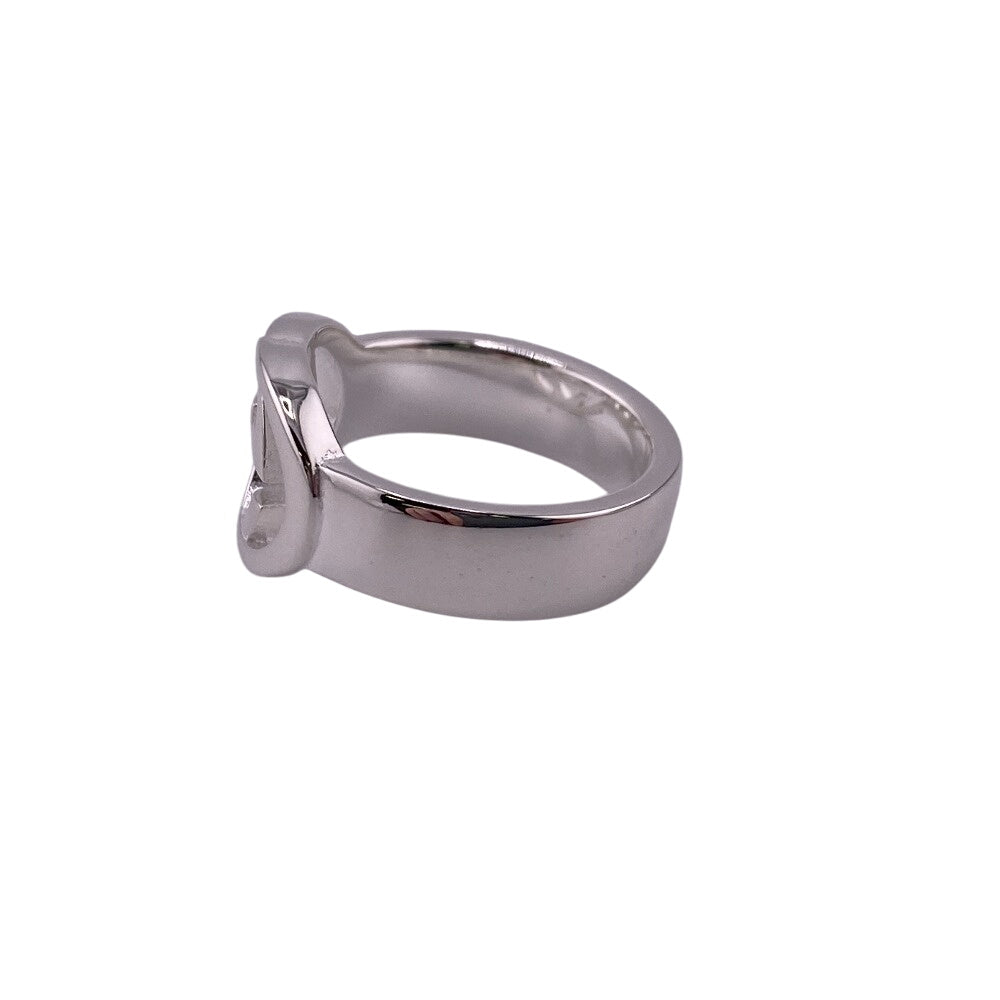Gucci Ring 190483-J8400 Silver925 Silver Silverbrit Interlocking G Women 7