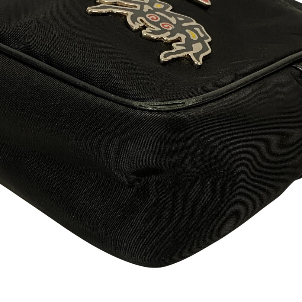 Prada Shoulder Bag 1Bc167 Nylon Black Test Women