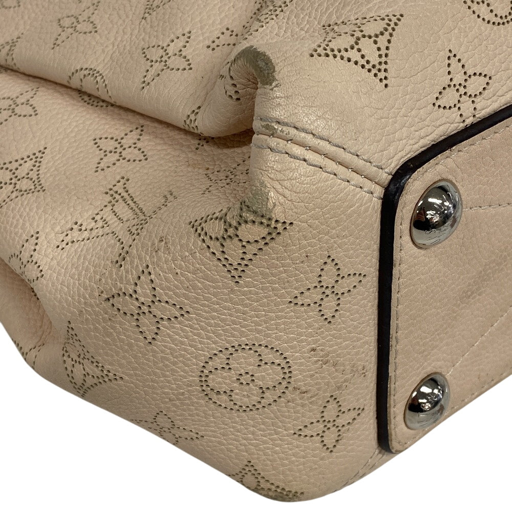 Louis Vuitton Handbag M51767 Mahina Cream Mahina Babylonechainbb Women