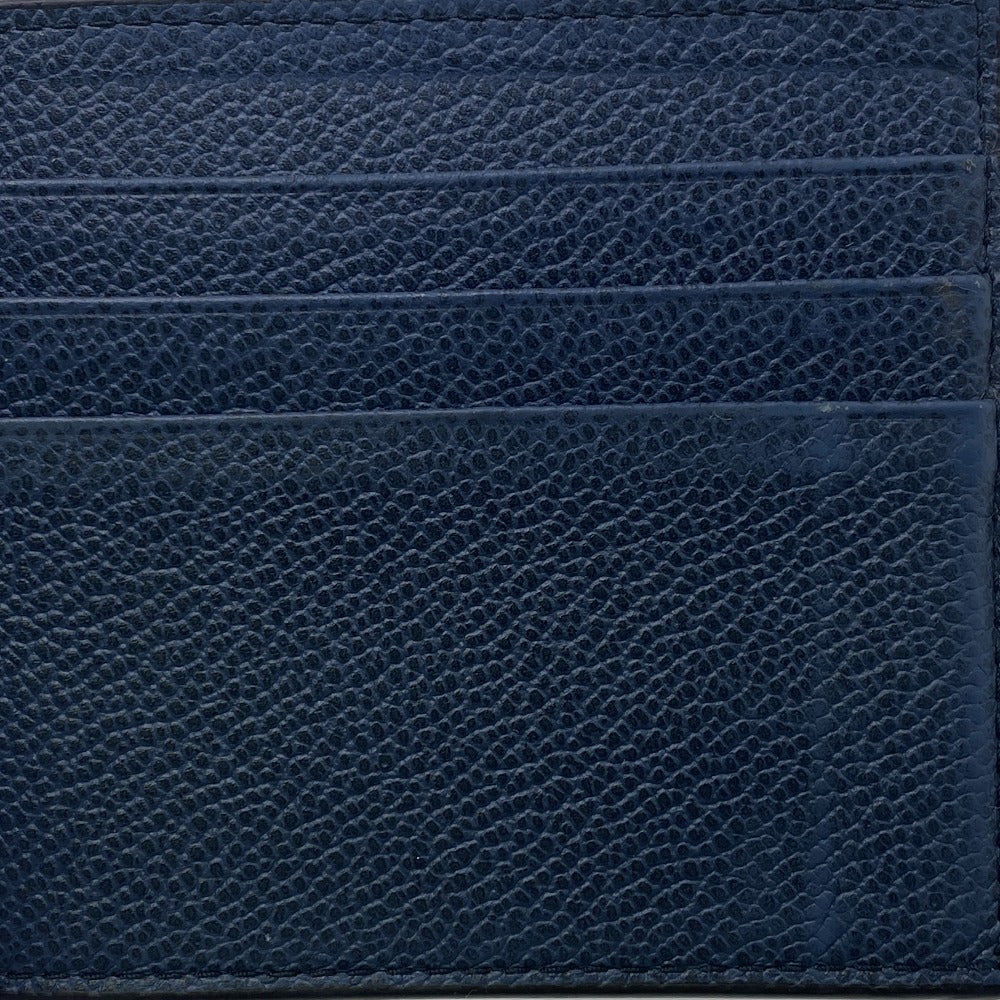 Prada Money Clip 2Mn077 Leather Black Card Case Safiano Leather Mens
