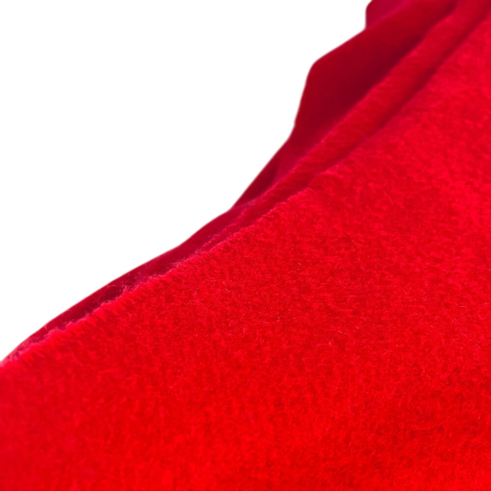 Hermes Scarf Cashmere Red Logo Women(Unisex)