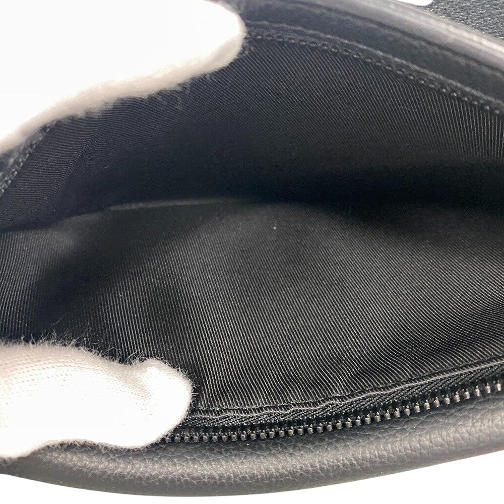 Louis Vuitton Shoulder Bag M57081 Grain Calfskin Leather Black Lv Aerogram Takeoff Sling Mens