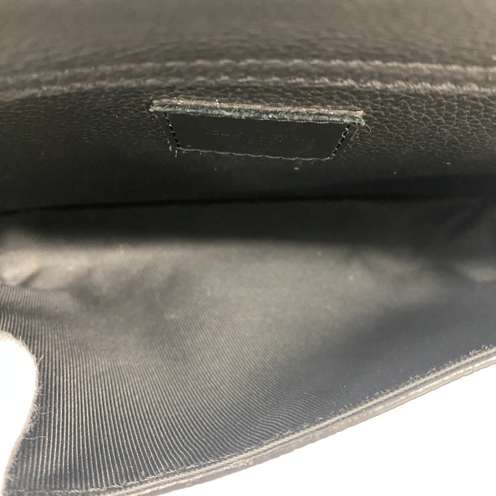 Louis Vuitton Shoulder Bag M57081 Grain Calfskin Leather Black Lv Aerogram Takeoff Sling Mens