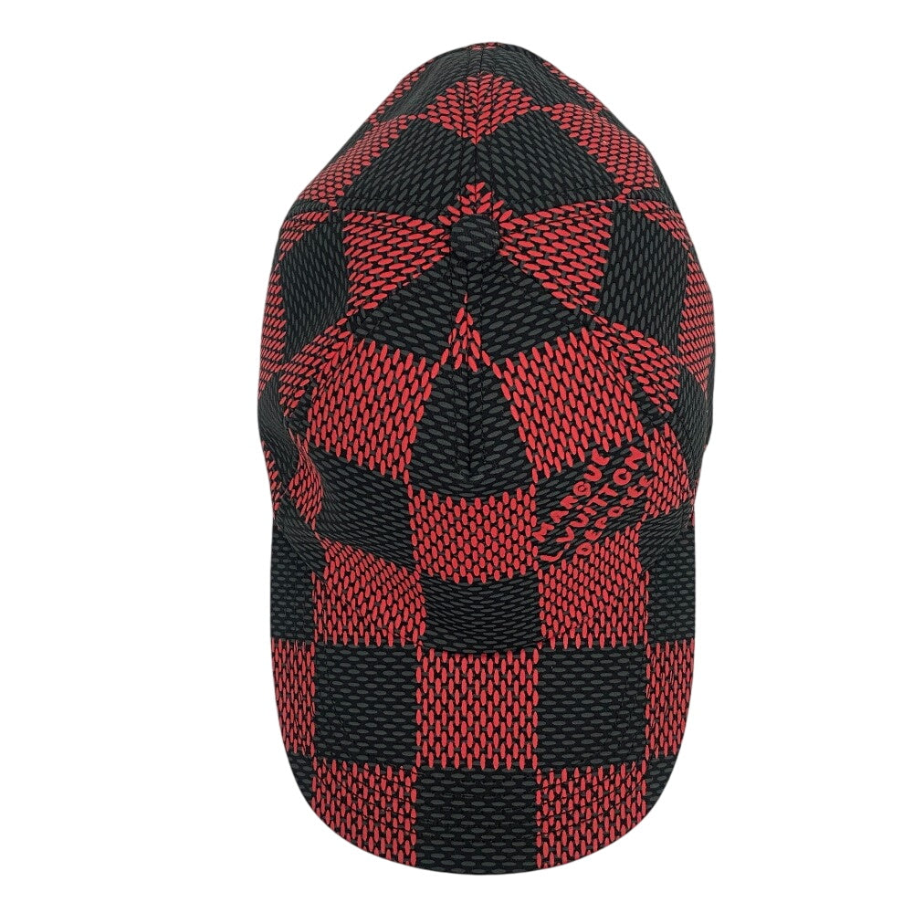 Louis Vuitton Cap M7360L Cotton, Nylon Red Damier Pop Cap Damier Women(Unisex)