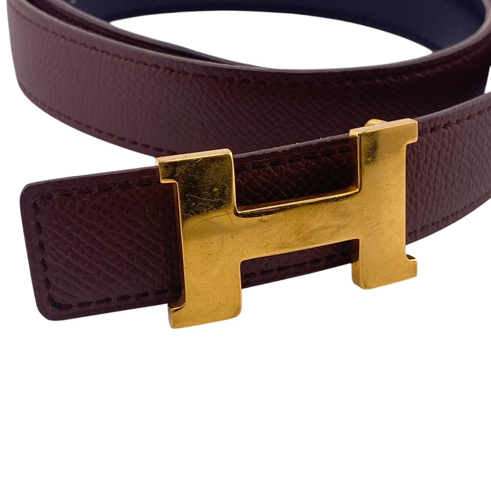 Hermes Belt Leather Brown 1 Mini Constance H Belt Women