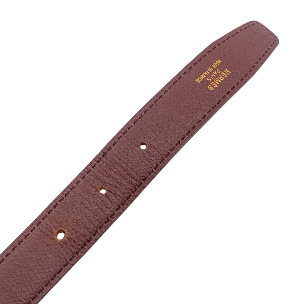 Hermes Belt Leather Brown 1 Mini Constance H Belt Women