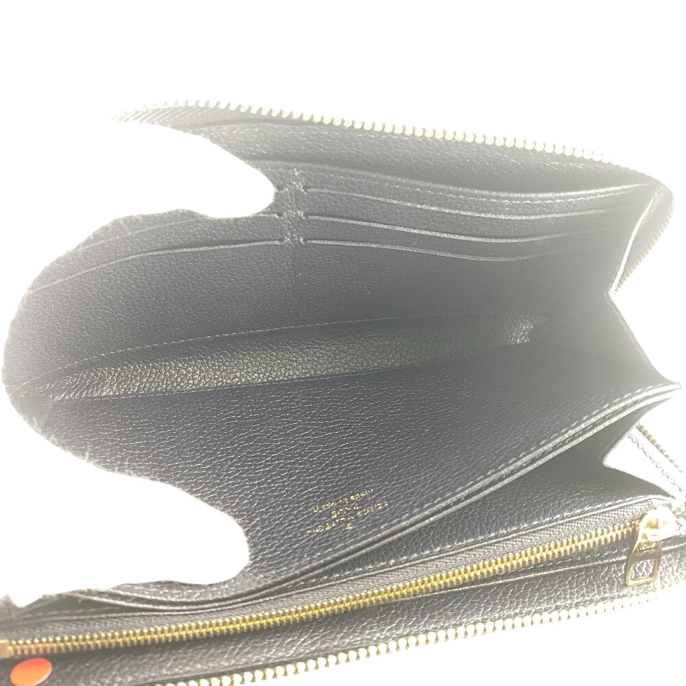 Louis Vuitton Long Wallet Purse M69415 Leather Navy Zip Around Portefeuille Monogram Ann Platt