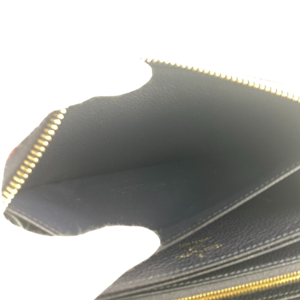 Louis Vuitton Long Wallet Purse M69415 Leather Navy Zip Around Portefeuille Monogram Ann Platt