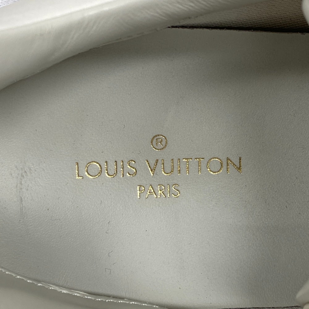Louis Vuitton Sneakers Go0261 Leather White Monogram Ann Platt Runaway Line Mens 6.5
