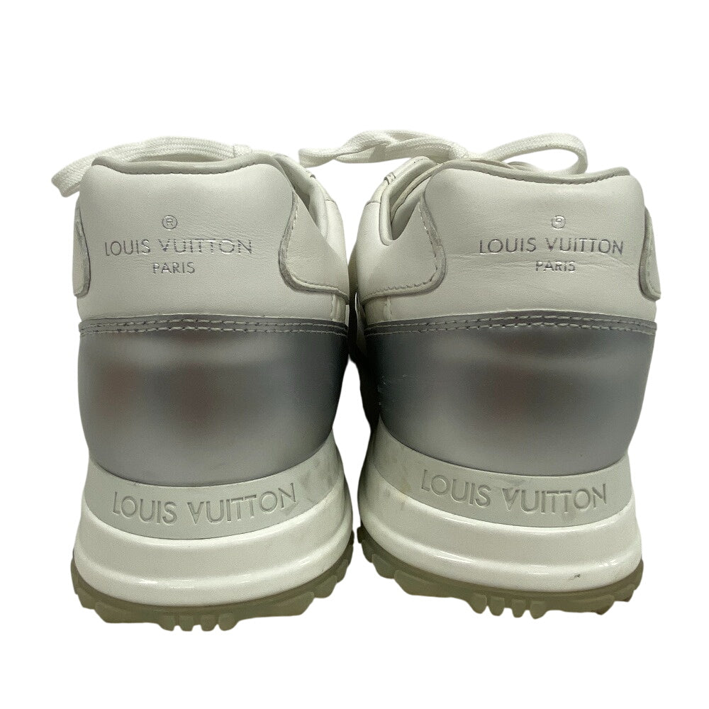 Louis Vuitton Sneakers Go0261 Leather White Monogram Ann Platt Runaway Line Mens 6.5