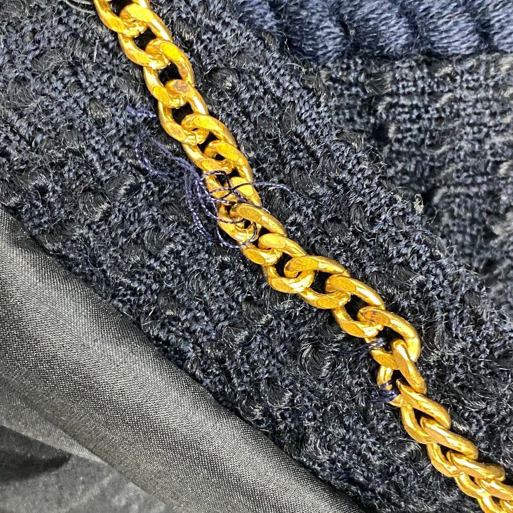 Chanel Setup Bvxcz Wool, Silk Navy Lion Chain Veste Women 38