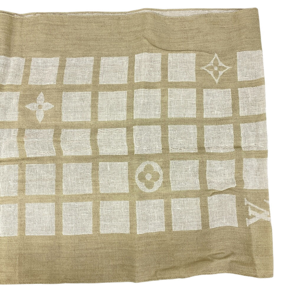 Louis Vuitton Stall Wool, Linen Beige Monogram Women