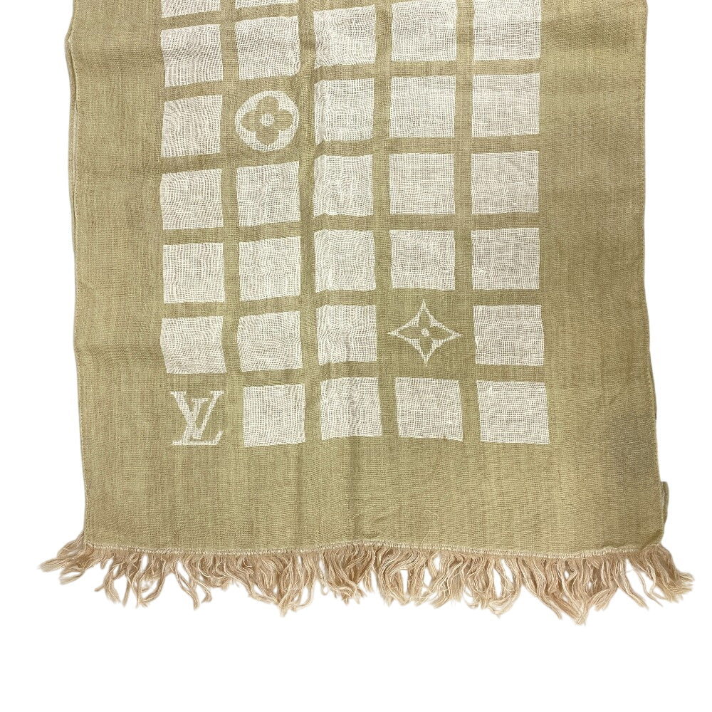 Louis Vuitton Stall Wool, Linen Beige Monogram Women