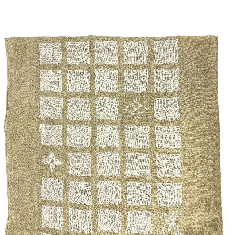 Louis Vuitton Stall Wool, Linen Beige Monogram Women