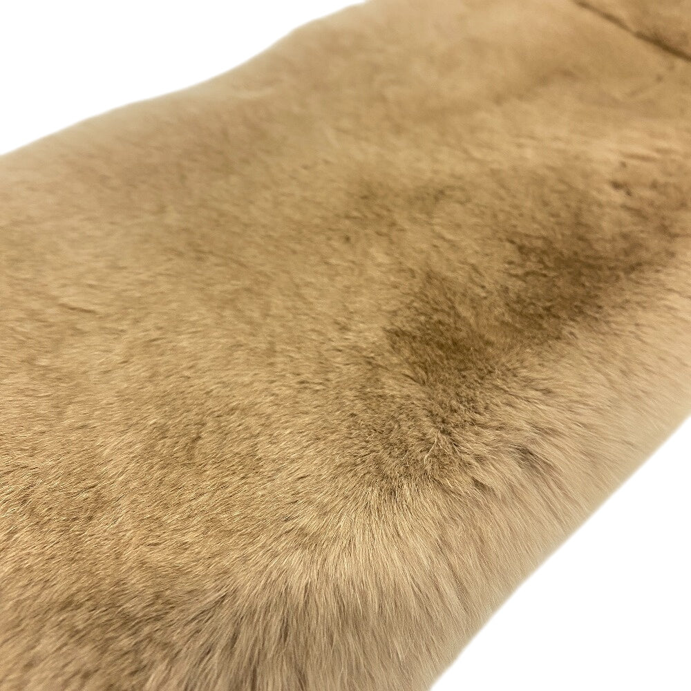 Max Mara Scarf Cashmere, Rabbit Beige Hood Muffler Women