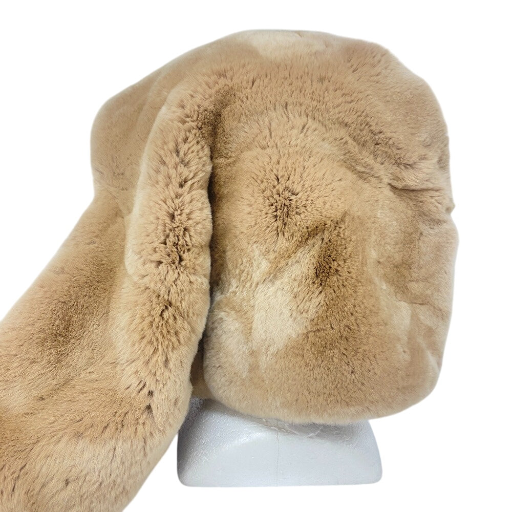 Max Mara Scarf Cashmere, Rabbit Beige Hood Muffler Women