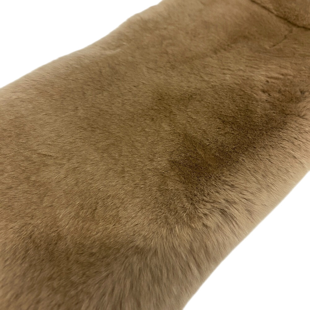 Max Mara Scarf Cashmere, Rabbit Beige Hood Muffler Women